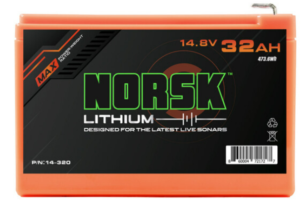 NORSK 32AH Lithium Ion Battery with Charger Kit