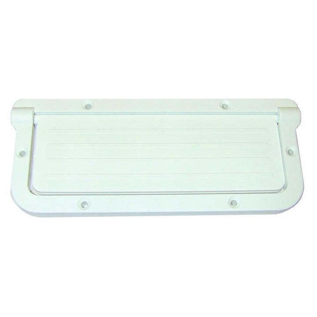 TH Marine Large Rectangular Scupper White LRS2DP | Big Fish Encounters
