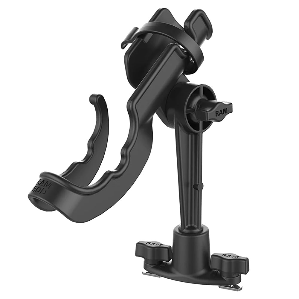 fishing rod holders big w RAM Mount RAM ROD Fishing Rod Holder wDual TBolt Track Base RAP114421