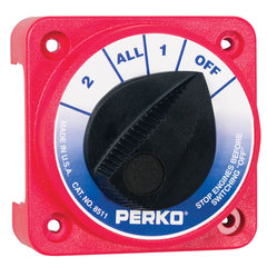 Perko Compact Medium Duty Battery Selector Switch w/o Key Lock [8511DP]