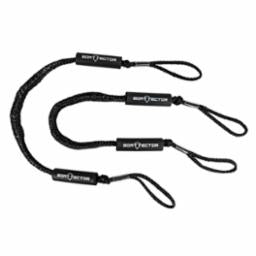 BoatTector Extreme Max Bungee Dock Line Value 2-Pack - 5', Black