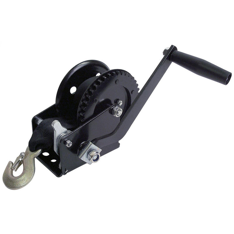 1200 lb Single Drive Winch - 2" x 20 Nylon Strap- Attwood [11149-4]