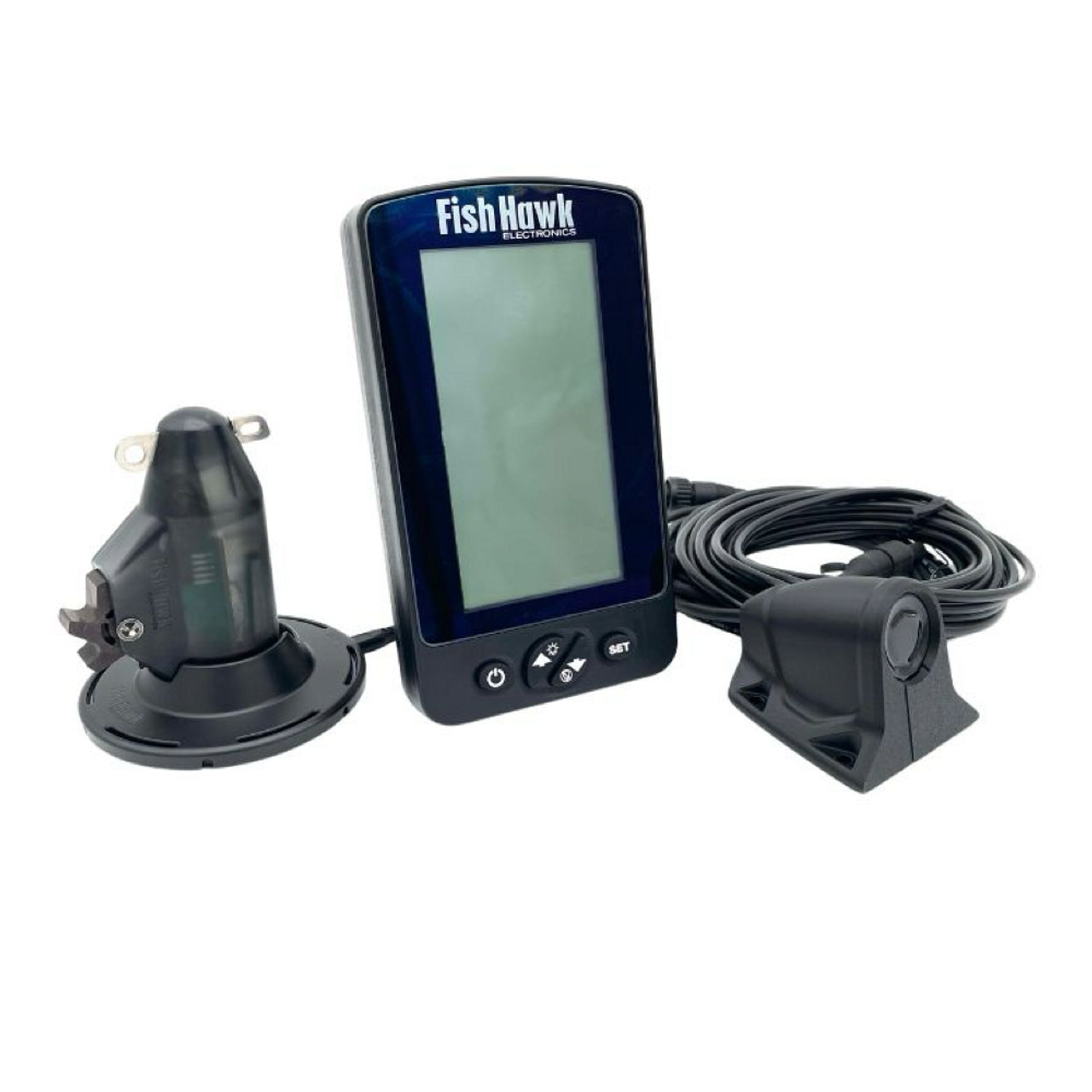 electronic fish finders Fish Hawk Lithium Ultra System with Double Wide Transducer