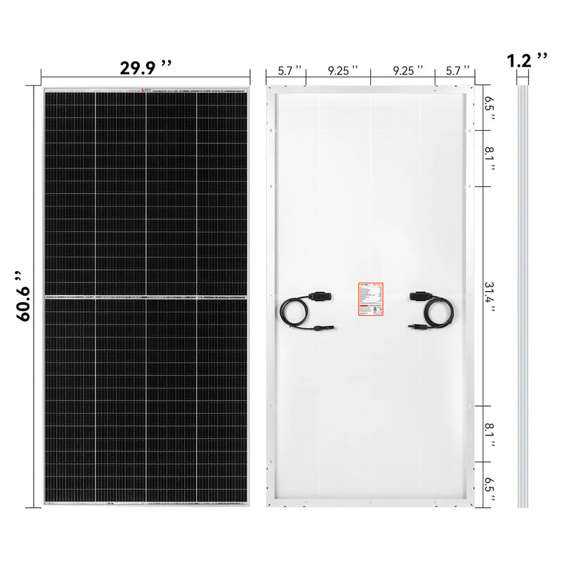 MEGA 250 PRO or Pro Onyx | 250 Watt 24 Volt Solar Panel | Premium 24V Off-Grid Solar Panel for Campers, Tiny Homes, Cabins | 25-Year Output Warranty | UL Certified