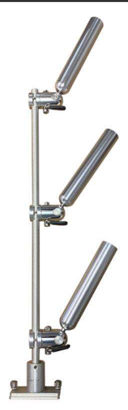 Cisco Indexable Tree Mast with 3 Fully Adjustable Rod Holders