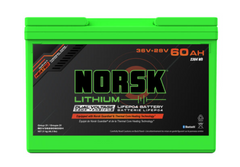 36V + 28V 60AH DUAL VOLTAGE HEATED LiFePO4 Lithium Battery – Norsk Lithium