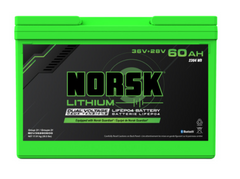 36V + 28V 60AH DUAL VOLTAGE LiFePO4 Lithium Battery – Norsk Lithium