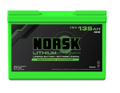 16V 135AH LiFePO4 Lithium Deep Cycle Battery – Norsk Lithium