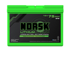 16V 75AH LiFePO4 Lithium Deep Cycle Battery – Norsk Lithium