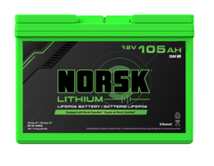 12V 105AH LiFePO4 Lithium Deep Cycle Battery – Norsk Lithium