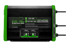 EVO-TEC™ 12V+12V/16V – 2 Bank Selectable On-Board Charger – Norsk Lithium