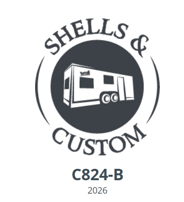 2026 Yetti Fish House 8 x 24 Shell - Partially Finished with or without Solar