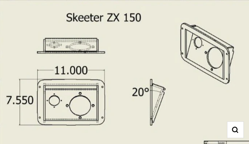 Beatdown Outdoors Leveling Plate - Skeeter ZX 150