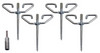 Trophy Angler - RAZR-BACK Power-Drill Ice Anchor 4-pk Kit